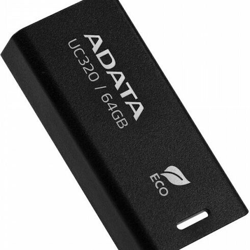 Adata Uc320 64GB USB 3.2 Stick Μαύρο