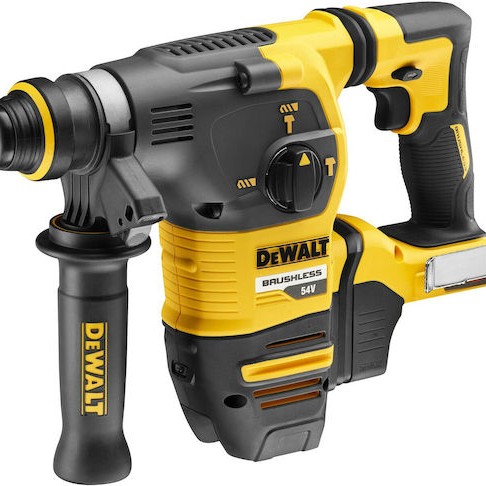 Dewalt Κρουστικό Σκαπτικό Πιστολέτο Μπαταρίας Brushless 54V Solo με Υποδοχή SDS Plus