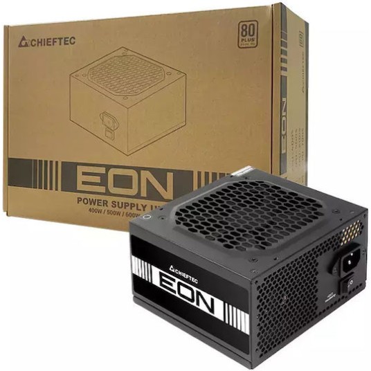 Chieftec EON 400W Μαύρο Τροφοδοτικό Υπολογιστή Full Wired 80 Plus Standard