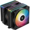 Deepcool AG620 BK ARGB V2 Ψύκτρα Επεξεργαστή Διπλού Ανεμιστήρα για Socket AM4/AM5/1200/115x/1700