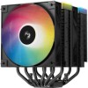 Deepcool AG620 BK ARGB V2 Ψύκτρα Επεξεργαστή Διπλού Ανεμιστήρα για Socket AM4/AM5/1200/115x/1700