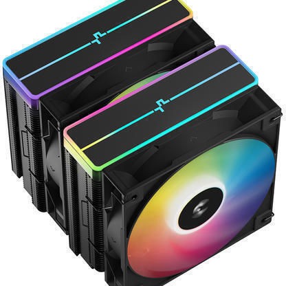 Deepcool AG620 BK ARGB V2 Ψύκτρα Επεξεργαστή Διπλού Ανεμιστήρα για Socket AM4/AM5/1200/115x/1700