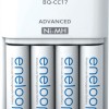 Panasonic Eneloop Advanced BQ-CC17 Φορτιστής 4 Μπαταριών Ni-MH Μεγέθους AA/AAA Σετ με 4x AA 2000mAh σε Λευκό χρώμα