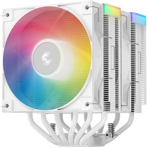 Deepcool AG620 WH ARGB V2 Ψύκτρα Επεξεργαστή Διπλού Ανεμιστήρα για Socket AM4/AM5/1200/115x/1700 Λευκή
