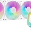 Deepcool LE360 WH (v2) Υδρόψυξη Επεξεργαστή Τριπλού Ανεμιστήρα 120mm για Socket 1700/1200/115x με Λευκό Φωτισμό Λευκή