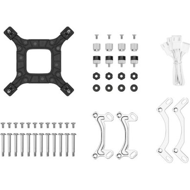 Deepcool LE360 WH (v2) Υδρόψυξη Επεξεργαστή Τριπλού Ανεμιστήρα 120mm για Socket 1700/1200/115x με Λευκό Φωτισμό Λευκή