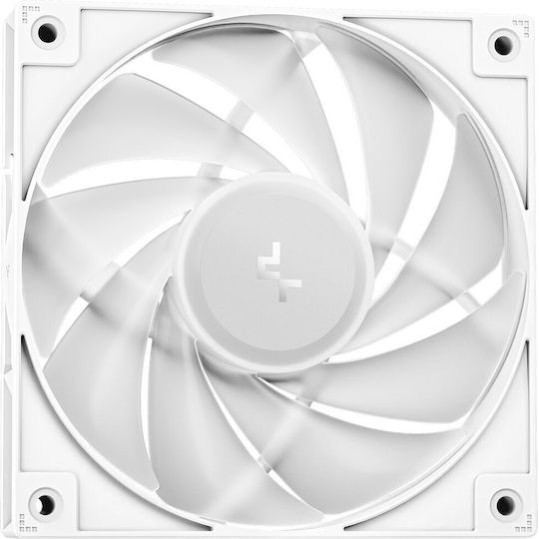 Deepcool LE240 (v2) Υδρόψυξη Επεξεργαστή Διπλού Ανεμιστήρα 120mm για Socket AM4/AM5/1700/1200 με ARGB Φωτισμό Λευκή