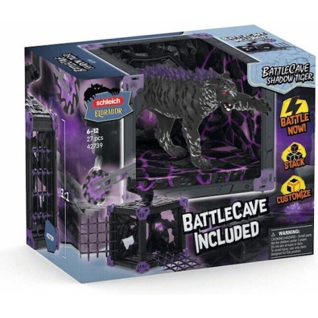 Schleich-S Παιχνίδι Μινιατούρα Battlecave Shadow Tiger