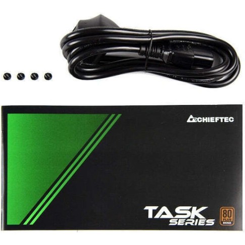 Chieftec Task Series 400W Μαύρο Τροφοδοτικό Υπολογιστή Full Wired 80 Plus Bronze