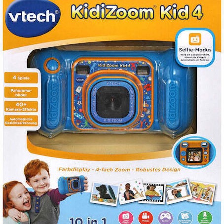 Vtech Kidizoom Kid 4 Παιδική Φωτογραφική Μηχανή 2MP Μπλε