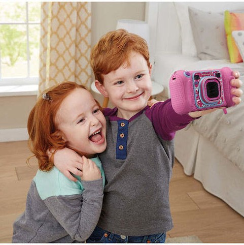 Vtech Kidizoom Kid 4 Παιδική Φωτογραφική Μηχανή 2MP Ροζ