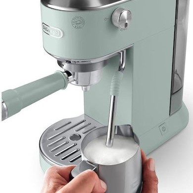 De'Longhi Dedica Duo Μηχανή Espresso 1450W Πίεσης 15bar Πράσινη