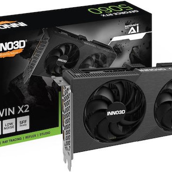 Inno 3D GeForce RTX 5060 8GB GDDR7 Twin X2 Κάρτα Γραφικών