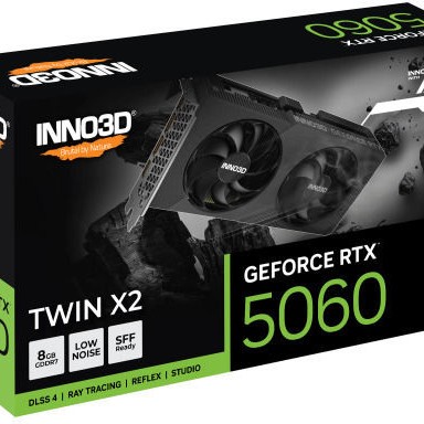 Inno 3D GeForce RTX 5060 8GB GDDR7 Twin X2 Κάρτα Γραφικών