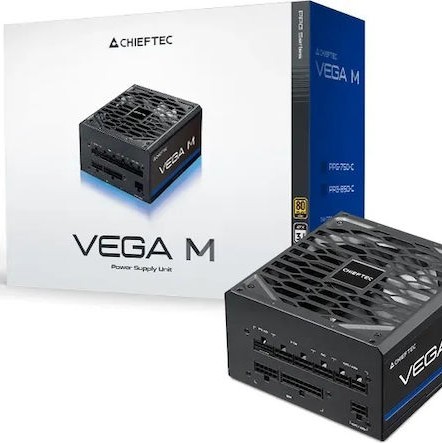 Chieftec VEGA M 750W Μαύρο Τροφοδοτικό Υπολογιστή Full Modular 80 Plus Gold