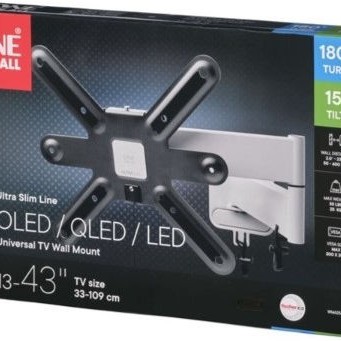 One For All One All Βάση Τηλεόρασης Τοίχου με Βραχίονα