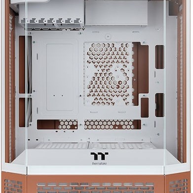 Thermaltake The Tower 600 Midi Tower Κουτί Υπολογιστή με Πλαϊνό Παράθυρο Mocha Mousse