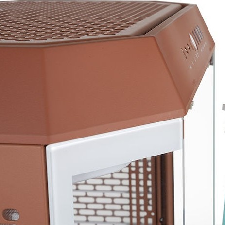 Thermaltake The Tower 600 Midi Tower Κουτί Υπολογιστή με Πλαϊνό Παράθυρο Mocha Mousse