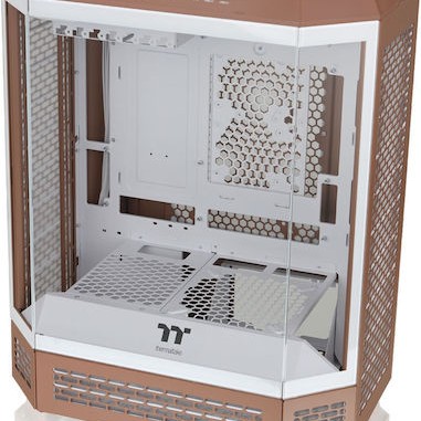 Thermaltake The Tower 600 Midi Tower Κουτί Υπολογιστή με Πλαϊνό Παράθυρο Mocha Mousse