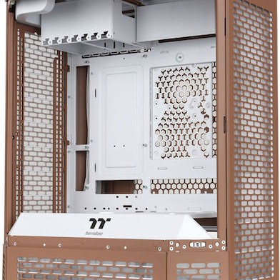 Thermaltake The Tower 600 Midi Tower Κουτί Υπολογιστή με Πλαϊνό Παράθυρο Mocha Mousse