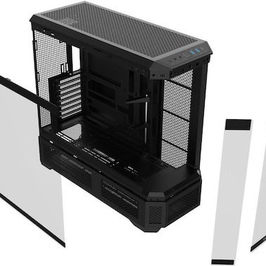 Thermaltake View 600 TG Gaming Full Tower Κουτί Υπολογιστή με Πλαϊνό Παράθυρο Μαύρο