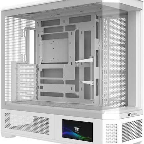 Thermaltake View 600 TG Gaming Full Tower Κουτί Υπολογιστή με Πλαϊνό Παράθυρο Snow White