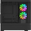 Thermaltake View 290 TG Gaming Micro Tower Κουτί Υπολογιστή με Πλαϊνό Παράθυρο και RGB Φωτισμό Μαύρο