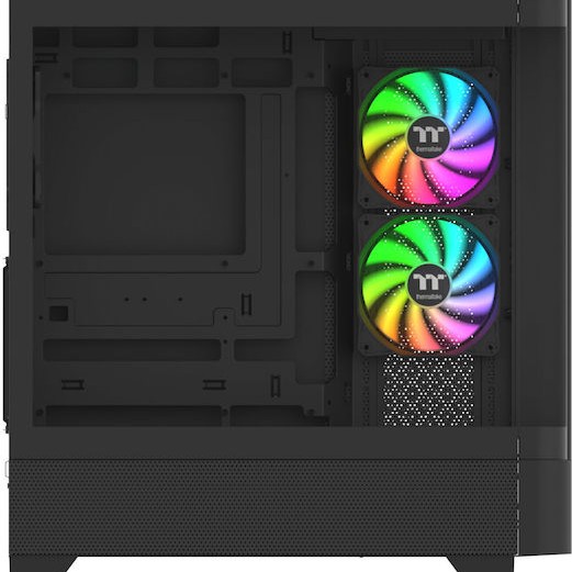 Thermaltake View 290 TG Gaming Micro Tower Κουτί Υπολογιστή με Πλαϊνό Παράθυρο και RGB Φωτισμό Μαύρο