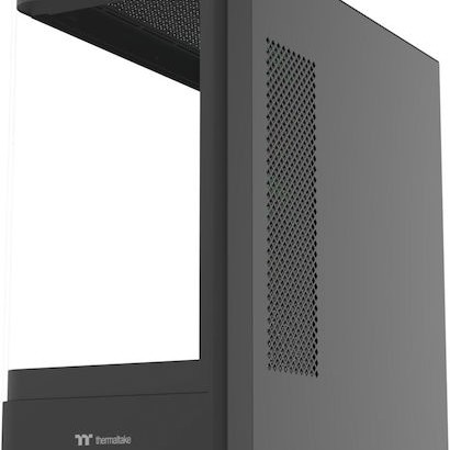 Thermaltake View 290 TG Gaming Micro Tower Κουτί Υπολογιστή με Πλαϊνό Παράθυρο και RGB Φωτισμό Μαύρο