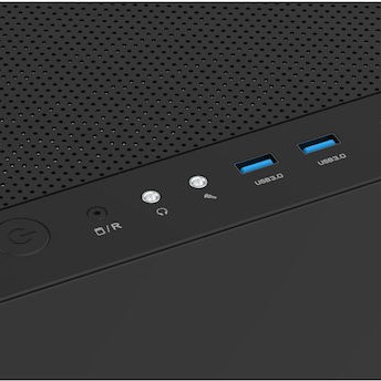 Thermaltake View 290 TG Gaming Micro Tower Κουτί Υπολογιστή με Πλαϊνό Παράθυρο και RGB Φωτισμό Μαύρο