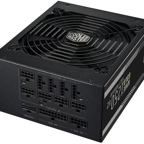 CoolerMaster MWE Gold 1250 - V2 ATX 3.0 1250W Μαύρο Τροφοδοτικό Υπολογιστή Full Modular 80 Plus Gold