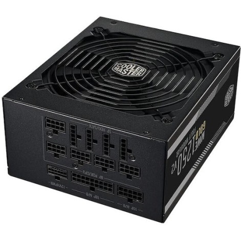 CoolerMaster MWE Gold 1250 - V2 ATX 3.0 1250W Μαύρο Τροφοδοτικό Υπολογιστή Full Modular 80 Plus Gold