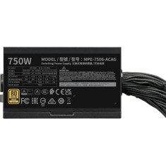 CoolerMaster MWE 750 rev. 3.0 750W Μαύρο Τροφοδοτικό Υπολογιστή Full Wired 80 Plus Gold