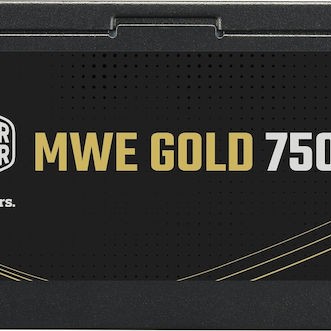 CoolerMaster MWE 750 rev. 3.0 750W Μαύρο Τροφοδοτικό Υπολογιστή Full Wired 80 Plus Gold
