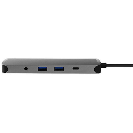 Chieftec DSC-901 USB-C Docking Station με HDMI 4K PD Ethernet Μαύρο