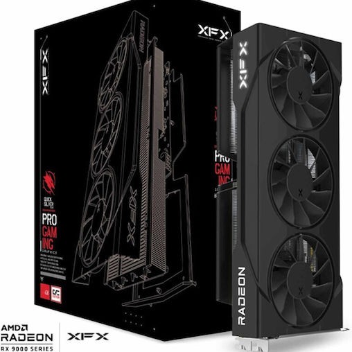 XFX Radeon RX 9060 XT 16GB GDDR6 Swift OC Triple Fan Gaming Edition Κάρτα Γραφικών