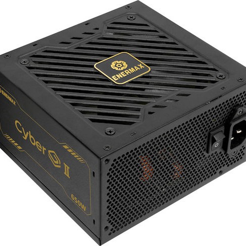 Enermax CyberG II 650W Μαύρο Τροφοδοτικό Υπολογιστή Full Wired 80 Plus Gold