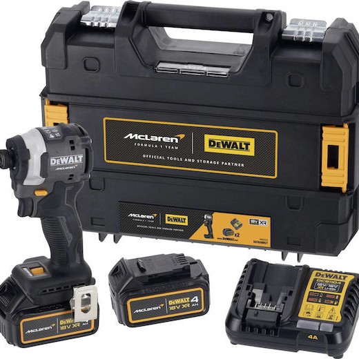 Dewalt Παλμικό Κατσαβίδι Μπαταρίας Brushless 18V 2x4Ah