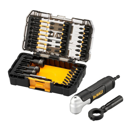 Dewalt Dt70782-qz Set Μύτες Γωνιακός Προσαρμογέας 33τμχ
