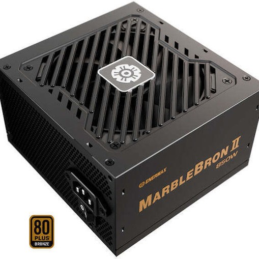 Enermax Marblebron II 850W Μαύρο Τροφοδοτικό Υπολογιστή Semi Modular 80 Plus Bronze