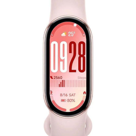 Xiaomi Smart Band 10 Αδιάβροχο με Παλμογράφο Mystic Rose