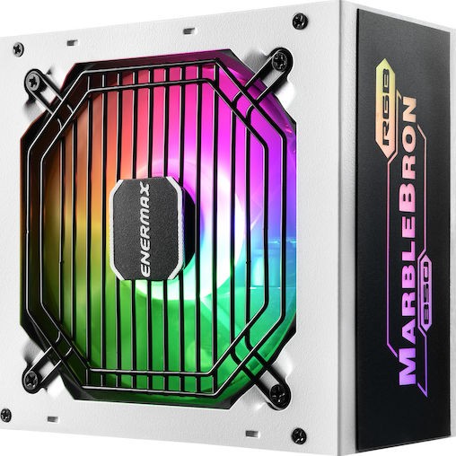 Enermax MarbleBron White 850W Λευκό Τροφοδοτικό Υπολογιστή Semi Modular 80 Plus Bronze