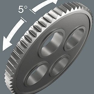 Wera Καστάνια με Καρέ 3/8