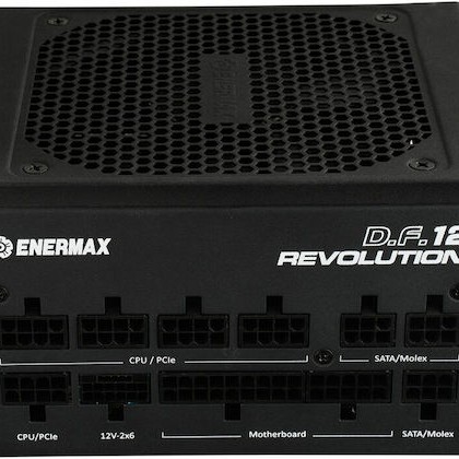 Enermax Revolution D.F.12 850W Μαύρο Τροφοδοτικό Υπολογιστή Full Modular 80 Plus Gold