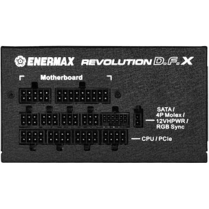 Enermax Revolution D.F. X 850W Μαύρο Τροφοδοτικό Υπολογιστή Full Modular 80 Plus Gold