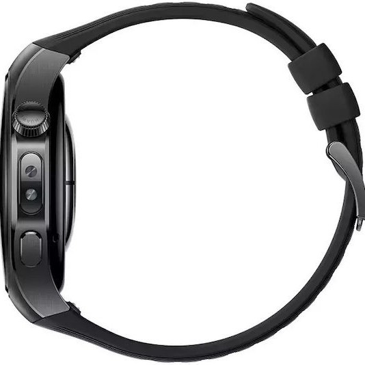 Huawei Watch 5 Stainless Steel 46mm Αδιάβροχο με eSIM και Παλμογράφο (Μαύρο)