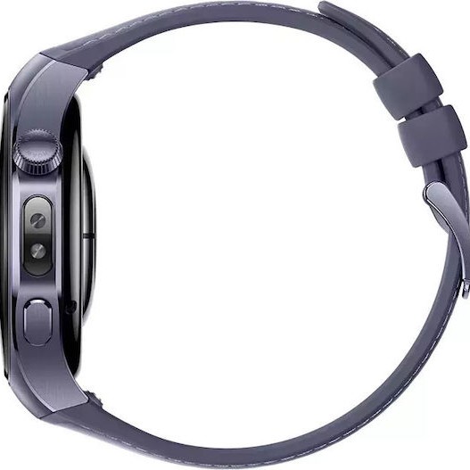 Huawei Watch 5 Titanium 46mm Αδιάβροχο με eSIM και Παλμογράφο (Μωβ)
