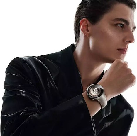 Huawei Watch 5 Titanium 46mm Αδιάβροχο με eSIM και Παλμογράφο (Ασημί)