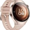 Huawei Watch 5 Stainless Steel 42mm Αδιάβροχο με eSIM και Παλμογράφο (Μπεζ)