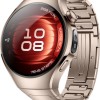 Huawei Watch 5 Stainless Steel 42mm Αδιάβροχο με eSIM και Παλμογράφο (Sand gold)